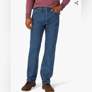 Wrangler Dark Stonewash Five Star Regular Fit Jean 38x32